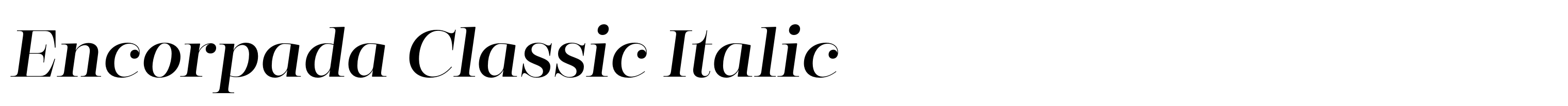 Encorpada Classic Italic